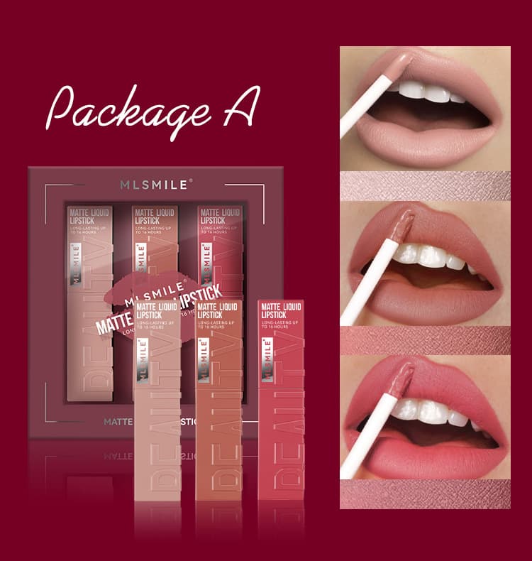 Cross-border Non-stick Cup Matte Liquid Lipstick Set Long-lasting Lip Stain Cross-border Makeup Lip Gloss Matte Lip Liquid Soft Matte Lip