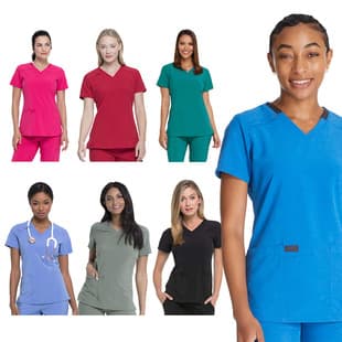 Surgical Scrub Top, Polyester Stretch Short Sleeve, Multiple Colors Available, Custom LOGO for Cross-Border Handwashing Scrubs