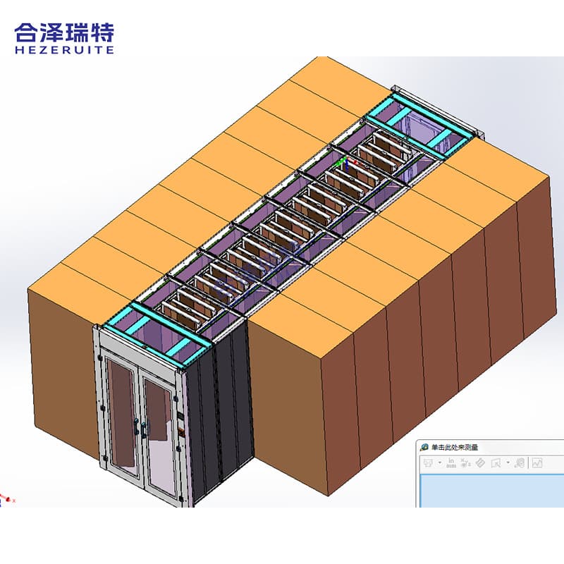 Computer Room Renovation Channel Enclosure Customization Data Center Cold Aisle Computing Power Data Center Aisle