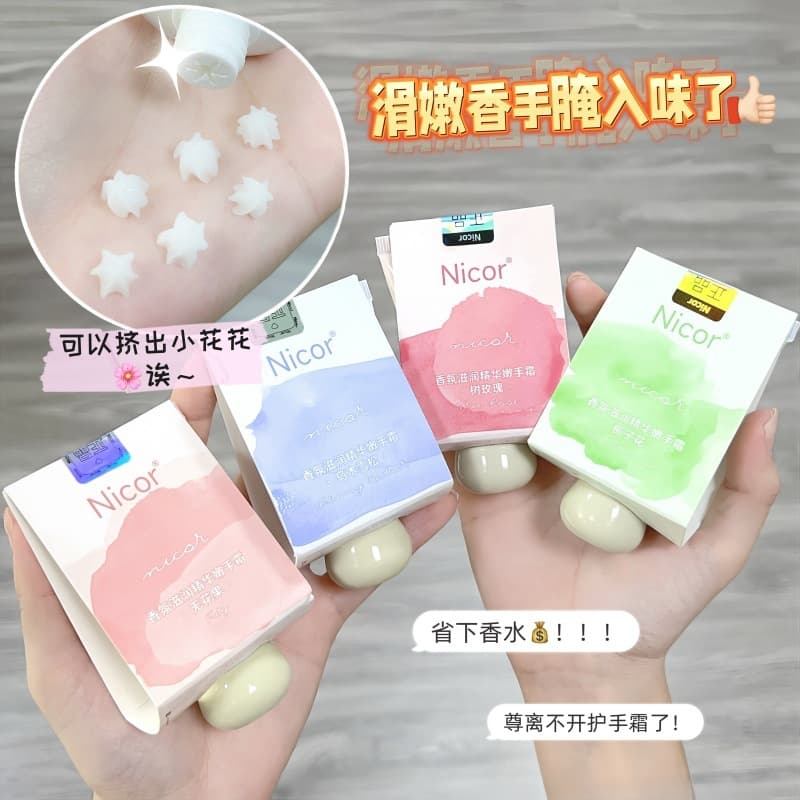 Nicor Nokeya Little Chubby Hand Cream 40g Moisturizing Hand Cream Set Hydrating Hand Mask Cream