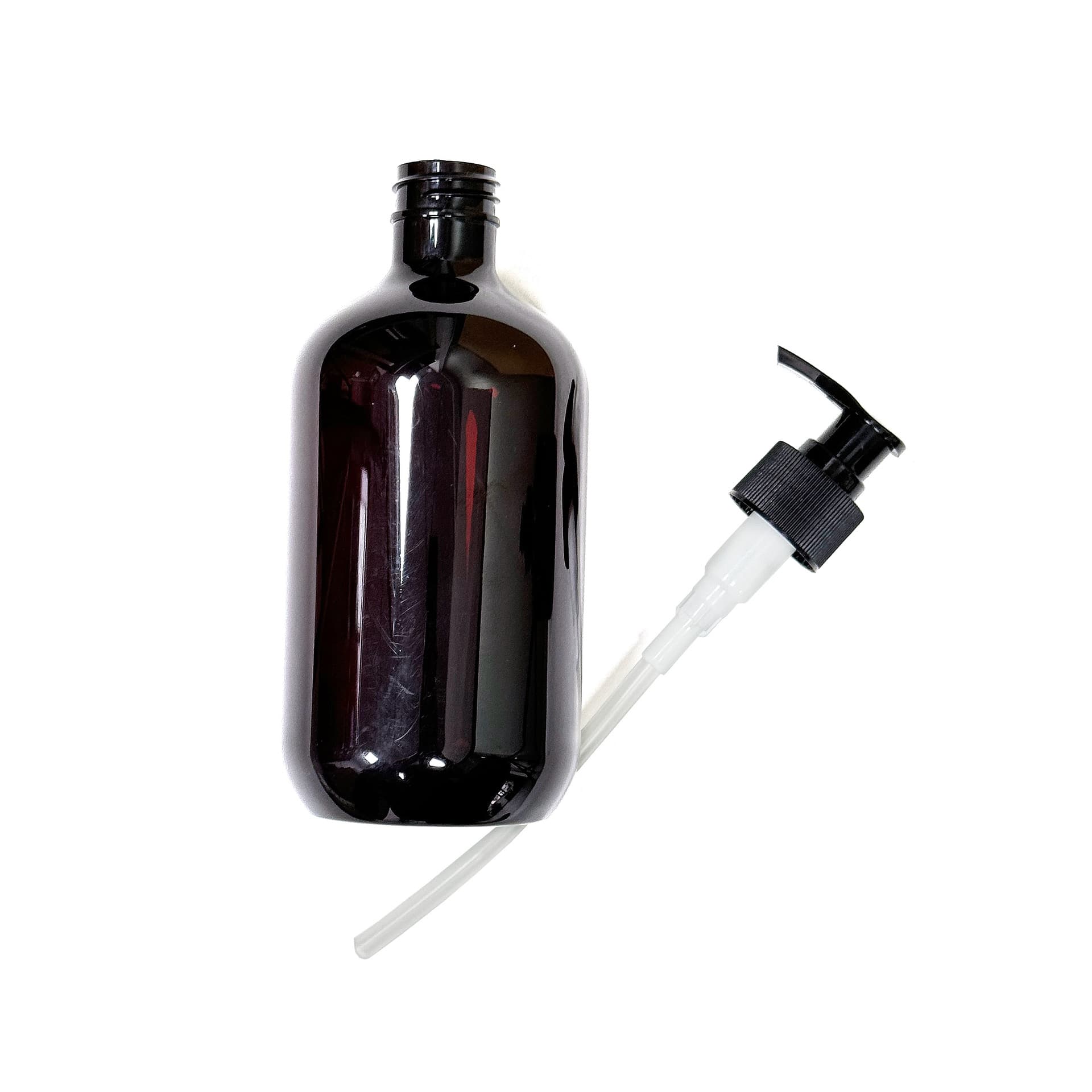 Direct Factory 500ml Amber Body Wash Bottle 300ml Pump Shampoo PET Hand Sanitizer Bottle