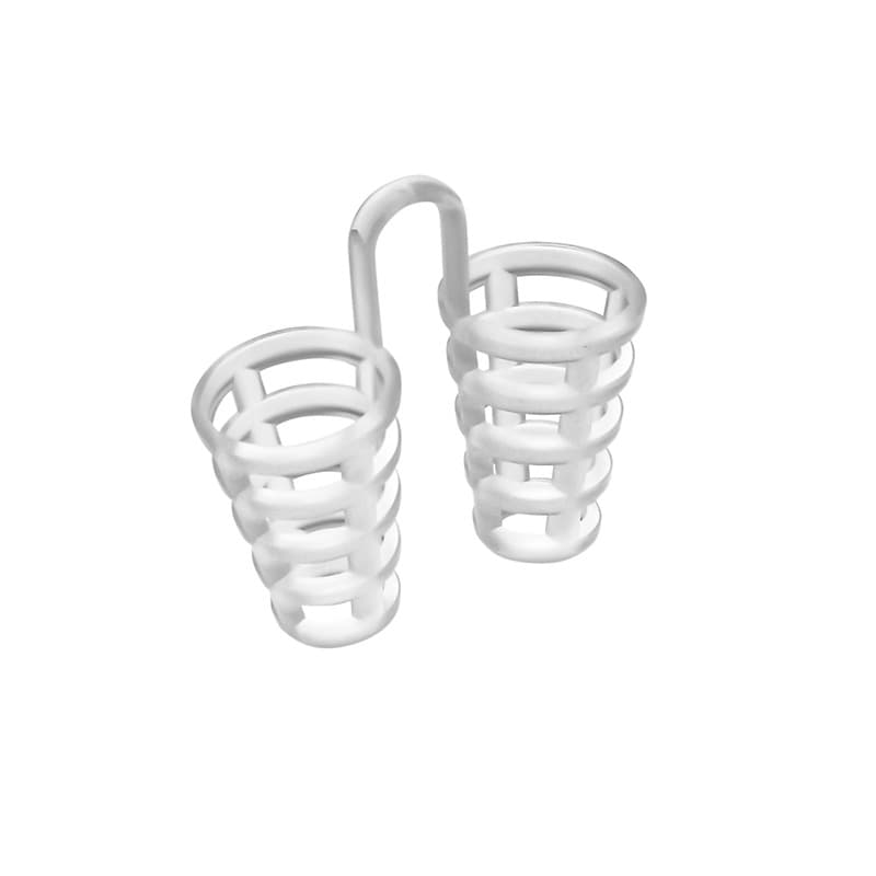 Mini hollow ventilating nasal plugs, silicone sleep nasal inserts