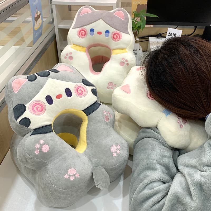 Nap Pillow for Office Lunch Break, Essential for Desk Sleeping, Children's Cuddle Nap Pillow with Pillowcase