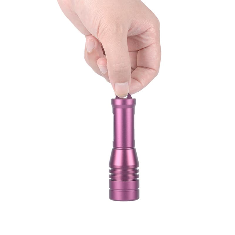 Free diving light portable 14500 AA L2 diving flashlight keychain small flashlight diving mirror light