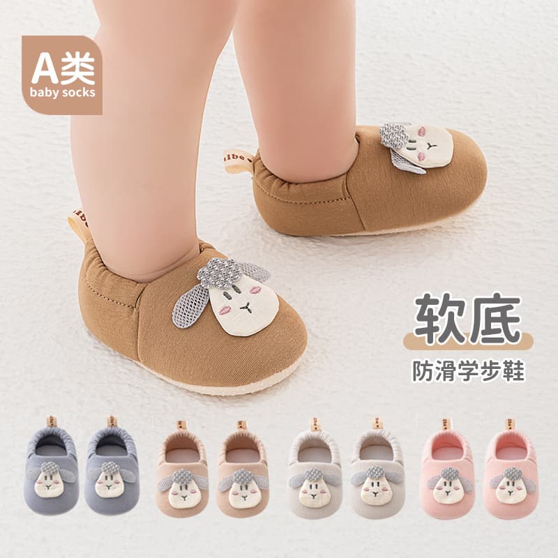 Spring/Summer Baby Socks Shoes Newborn Floor Shoes Pre-Walking Shoes Soft Sole Non-Slip Shoes 0-1