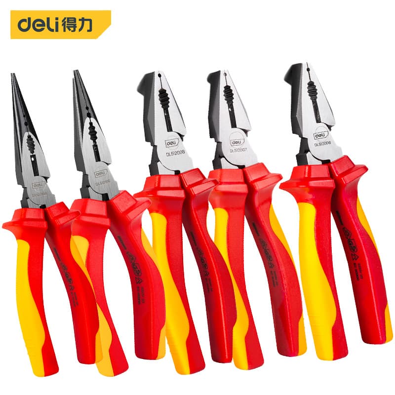 Deli insulating tools multi-functional industrial-grade wire pliers vise labor-saving pliers electrician wire cutter