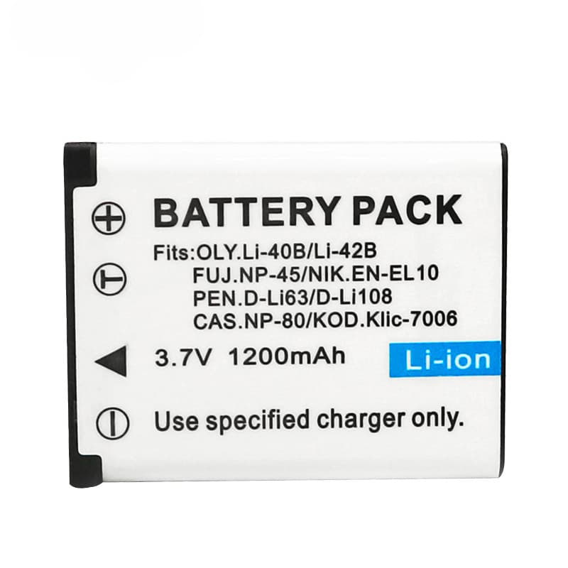 Compatible with Casio CCD Camera NP80 Battery EX-ZS5 150 Z33 Z88 H50 H60 NP-80