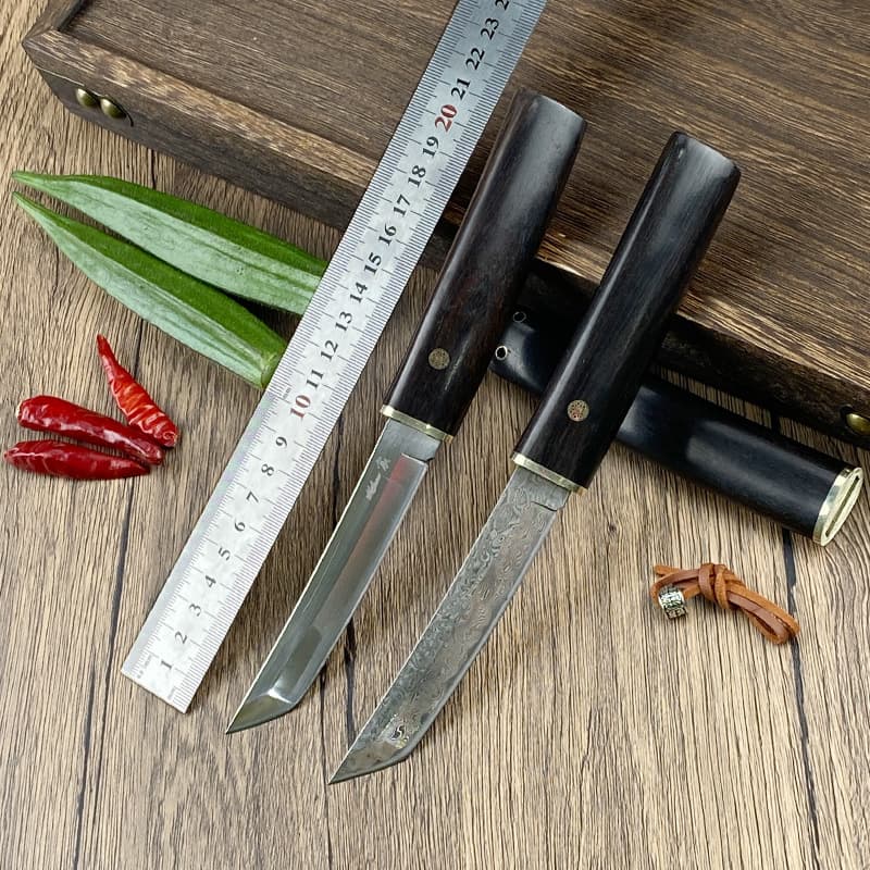 Factory direct salesManufacturer direct sales Japanese-style fruit knife Kikuta knife camping hunting self-defense knife tactical knife hand-grip meat knife