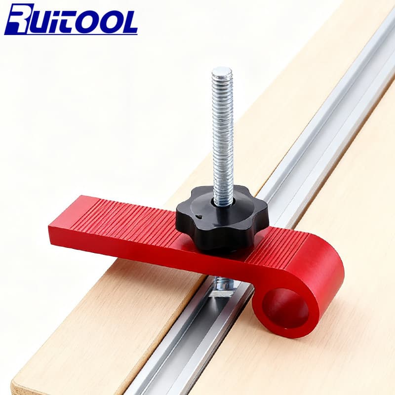Imperial T-Type Small Slide Channel Limit Guide Push Handle Universal Woodworking Slide Strip Table Saw Inverted Mount T-Screw Special
