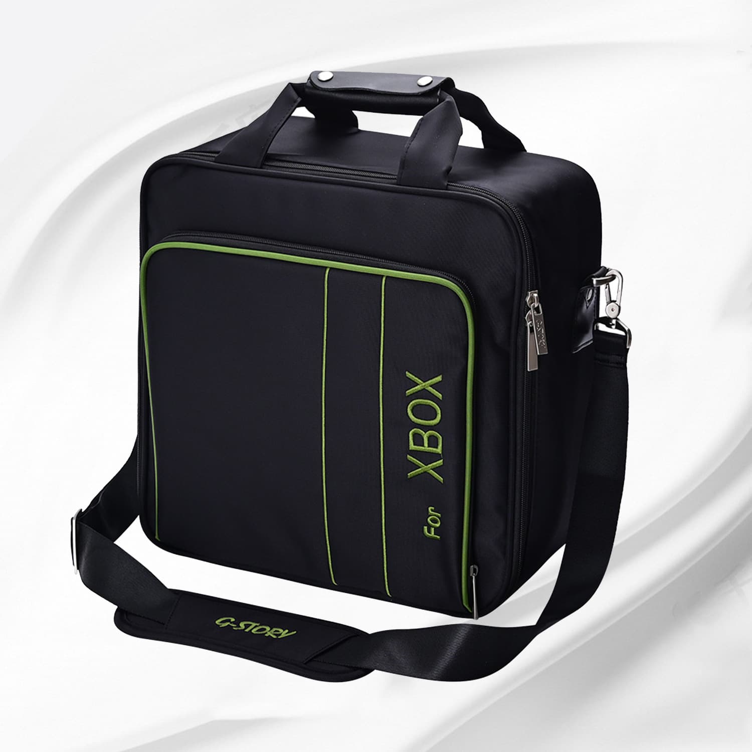 G-STORY Accessory Bag for Xbox Game Console Storage Shoulder Handheld Handbag Handle Waterproof Storage Bag