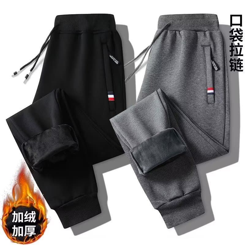 Spring Autumn Men's Casual Pants Loose Fit Plus Sizes Sweatpants Outdoor Fashionable Versatile Trendy Straight-Leg Pants