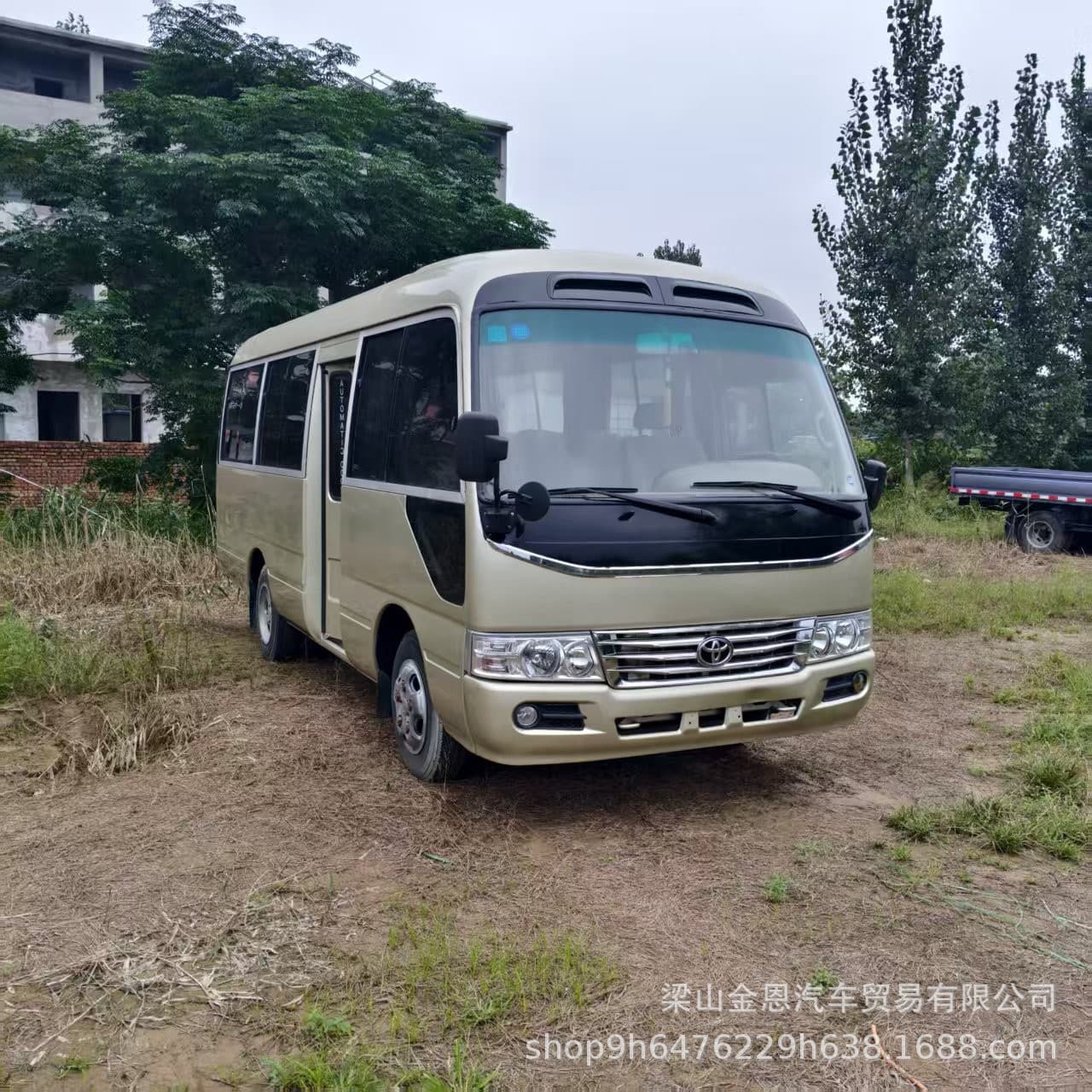 Business Luxury Bus Coach Cross-border Export Premium Used Toyota Coaster Diesel Version Minibus Coaster