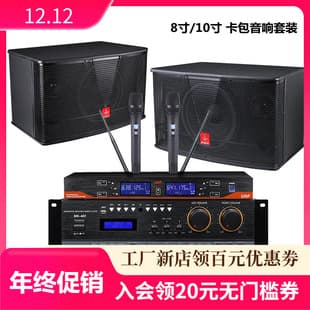 Audio Combo Set 8-inch 10-inch Conference Home KTV Combo Audio Set Bluetooth Audio Set