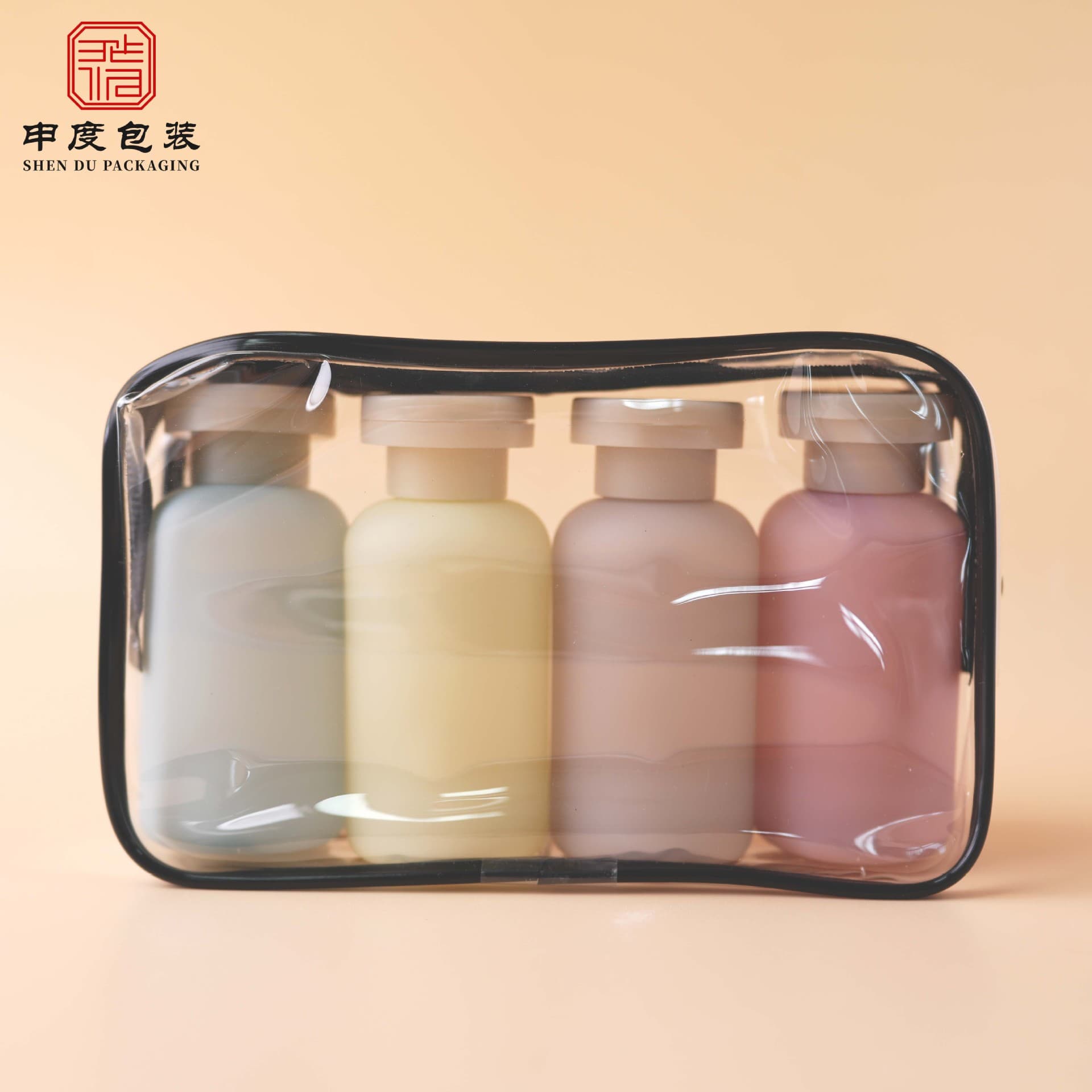 100ml Portable Travel Dispenser Bottles, Pump-Type Shampoo, Shower Gel, Laundry Detergent, Toiletries Empty Bottle Set