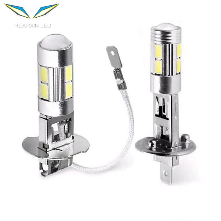Lingxin Car LED Fog Light H1 H3 5630 5730 10smd Ultra Bright Fog Light Bulb Front Fog Lamp