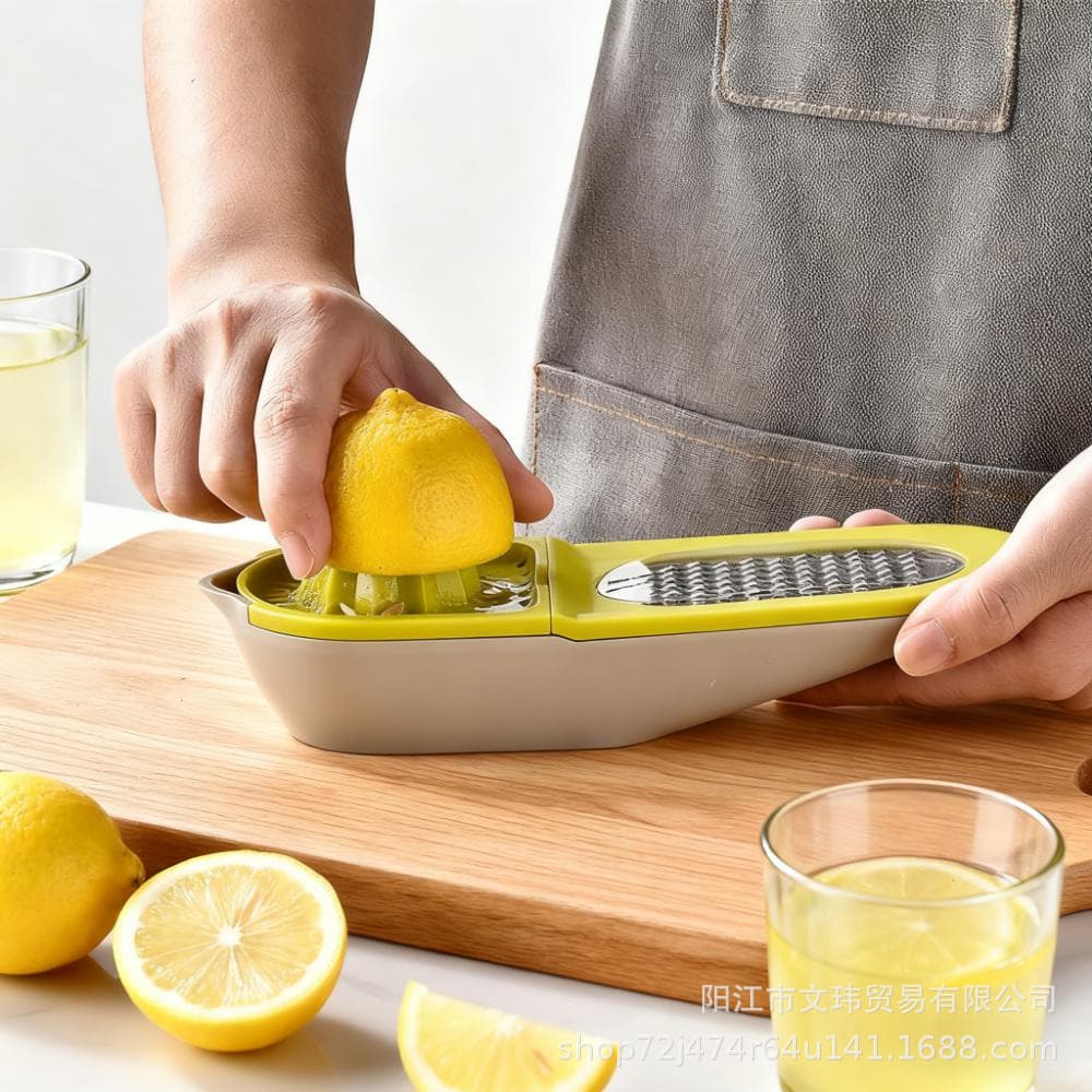 Creative Multifunctional 2-in-1 Juicer, Lemon Squeezer, Juicer, Kitchen Gadget, Fruit and Vegetable Grater