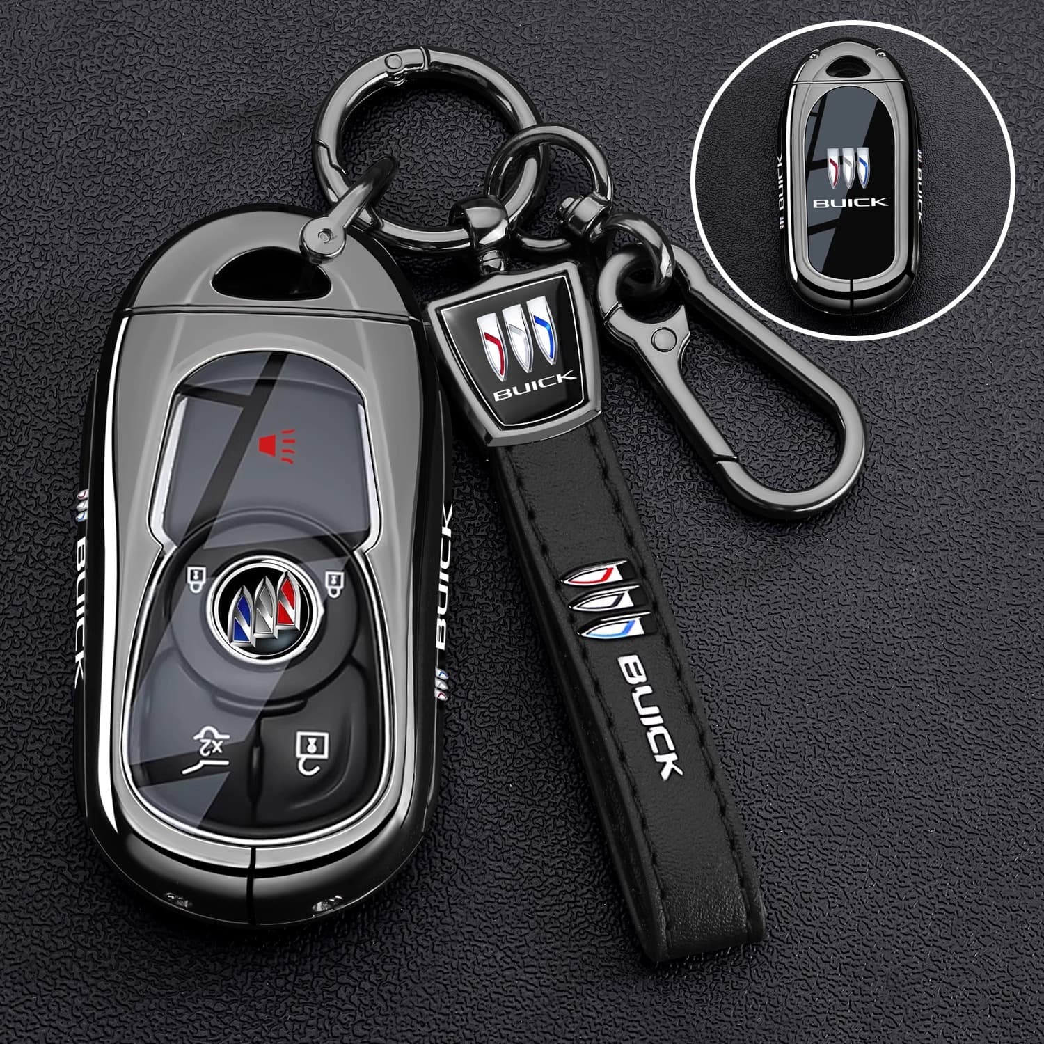 2024 Buick Regal Key Case 17-24 New Regal GS Car Specific Metal Full Coverage Protective Shell Buckle