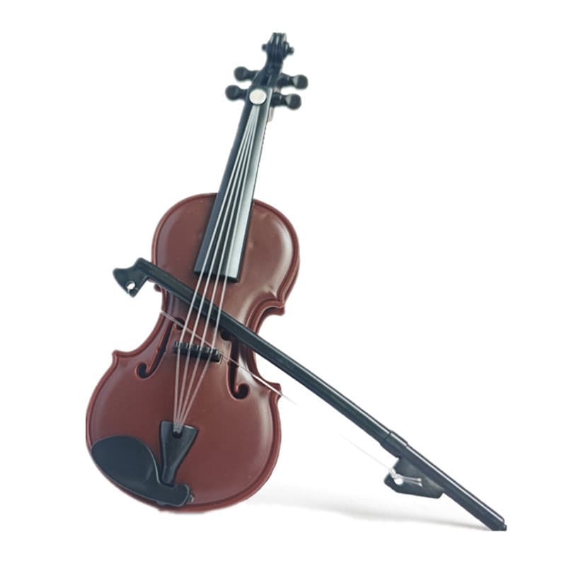Plastic cello instrument scene window display layout props 12*4.5cm music instrument toy