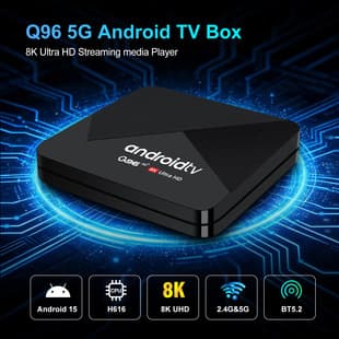 Q96 5G TV Box 4K HD Android Network Player Smart TV Box for Overseas Market