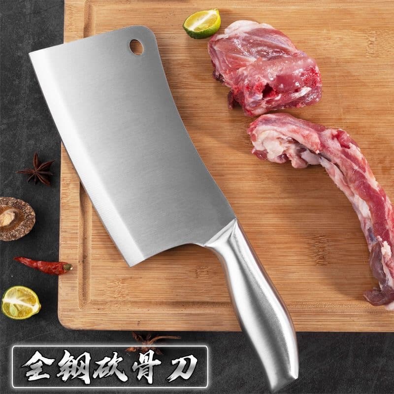 Yangjiang knife spot wholesale all-steel bone chopping knife bone chopping knife stainless steel bone chopping knife sharp knife thickening without sharpening