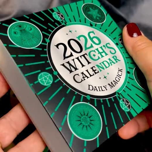 New Cross-Border 2026 Witch's Calendar: Daily Magic Calendar