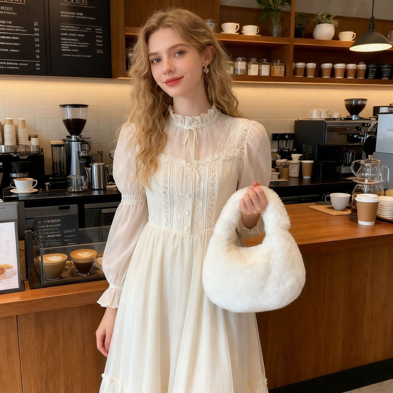 New Cross-Border Winter Casual Large-Capacity Plush Handbag for Women, Autumn/Winter Fashion Versatile Furry Tote Bag