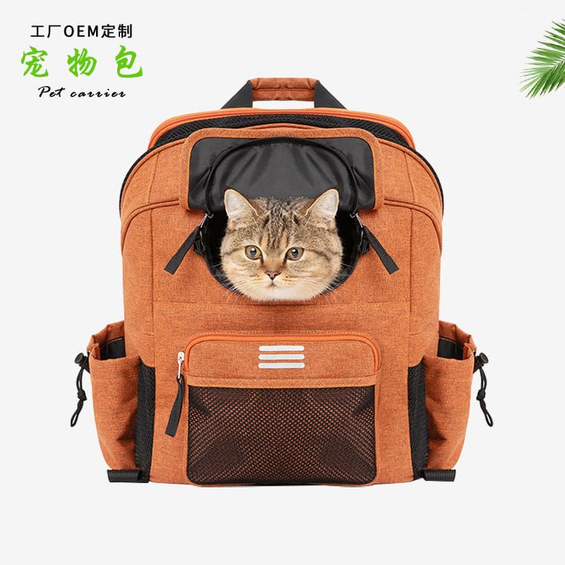Xiaobuche Pet Carrier Bag for Cats, Foldable Bicycle Front Bag, Portable Commuter Cycling Backpack, Customizable