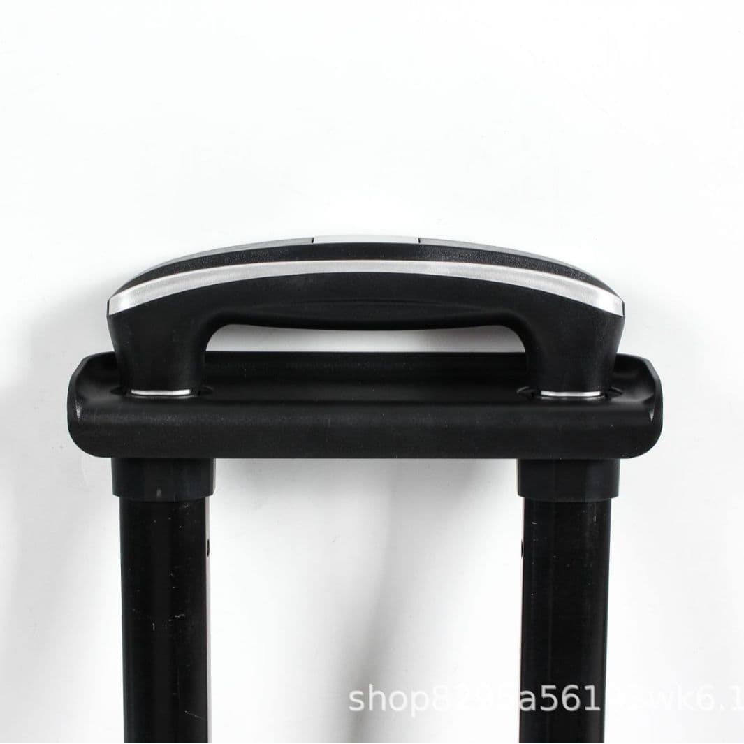 Direct factory sales of aluminum alloy luggage handles, multi-section telescopic travel case handles, wholesale universal wheel accessories.