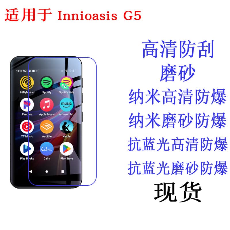 Screen Protector for Innioasis Y1 MP3 G5 TIMMKOO Q5, Soft Film Phone Protector