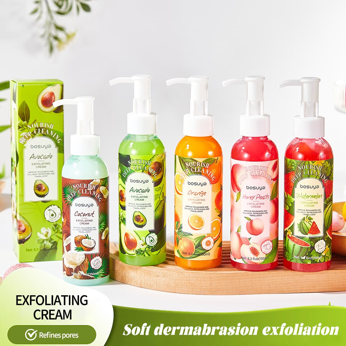 Foreign Trade Exfoliating Cream Cleansing Hydrating Moisturizing Scrub Serum