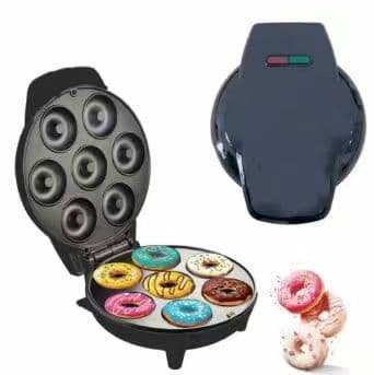 Cross-border Home Mini Donut Maker 7-Hole Mini Donut Machine Non-Stick Coating Children's Breakfast Machine