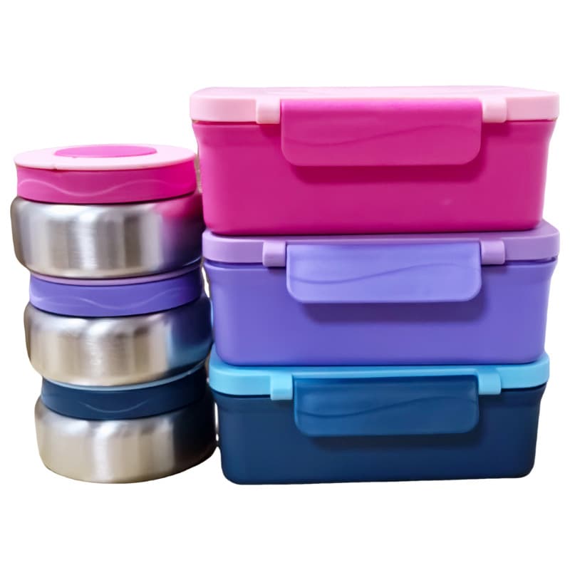 Export Insulated Lunch Box with Multiple Compartments, PP Plastic Sealed Portable Lunch Container for Office Workers and Students