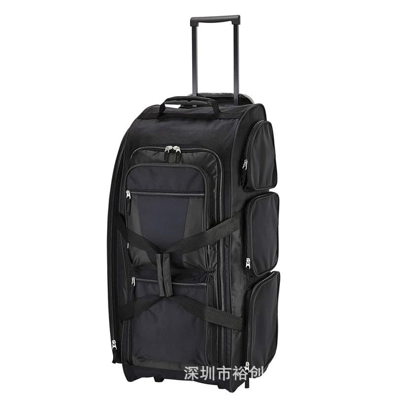 Amazon Customized Travel Trolley Bag for Men, Large Capacity, Durable Outdoor 30inch Multi-Pocket Rolling Travel Bag