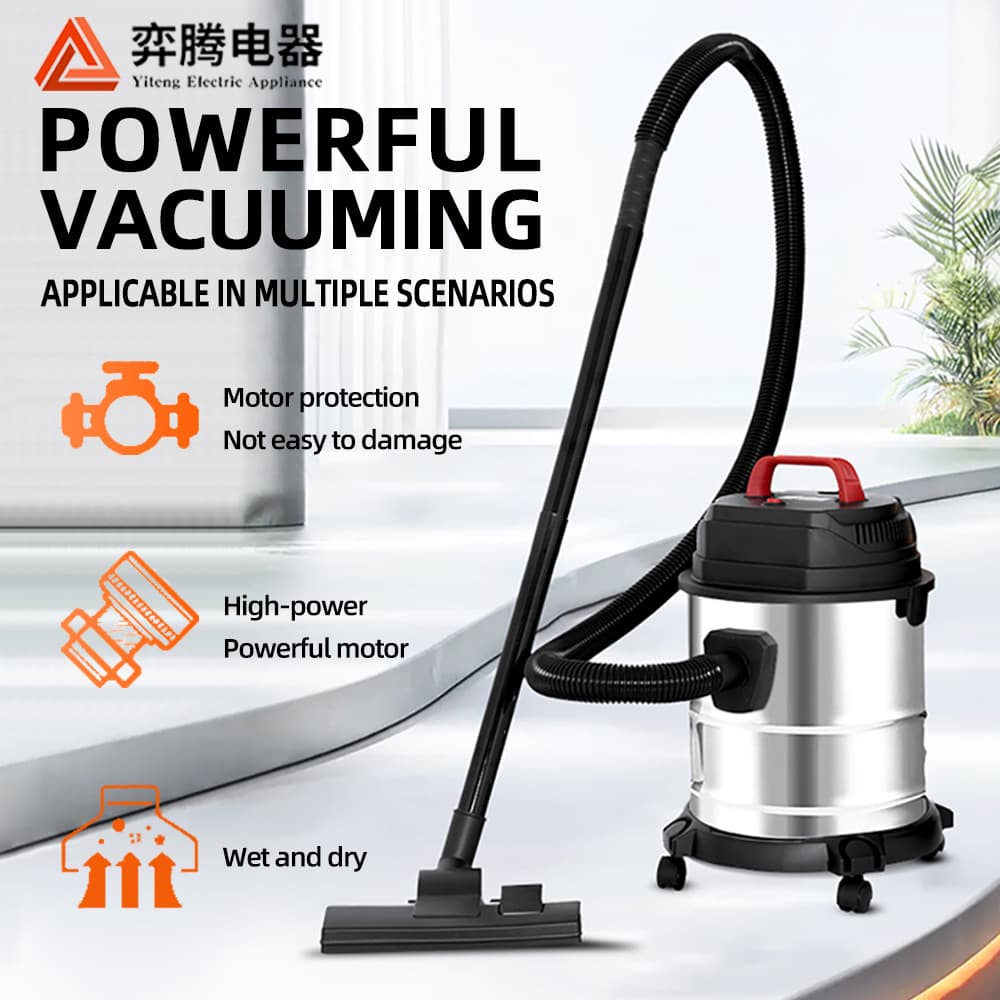 Household Vacuum Cleaner Cross-Border High-Power Barrel Wet/Dry Multi-Use High Suction Vacuum