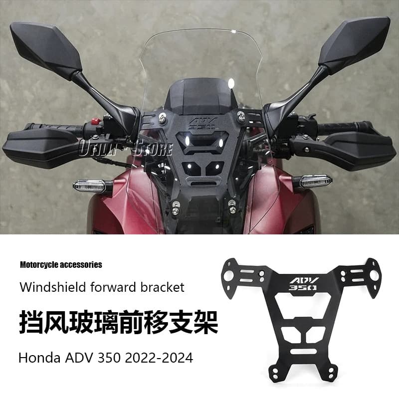 Windshield Forward Mount Bracket for Honda ADV 350 2024 New Model Motorcycle Accessories