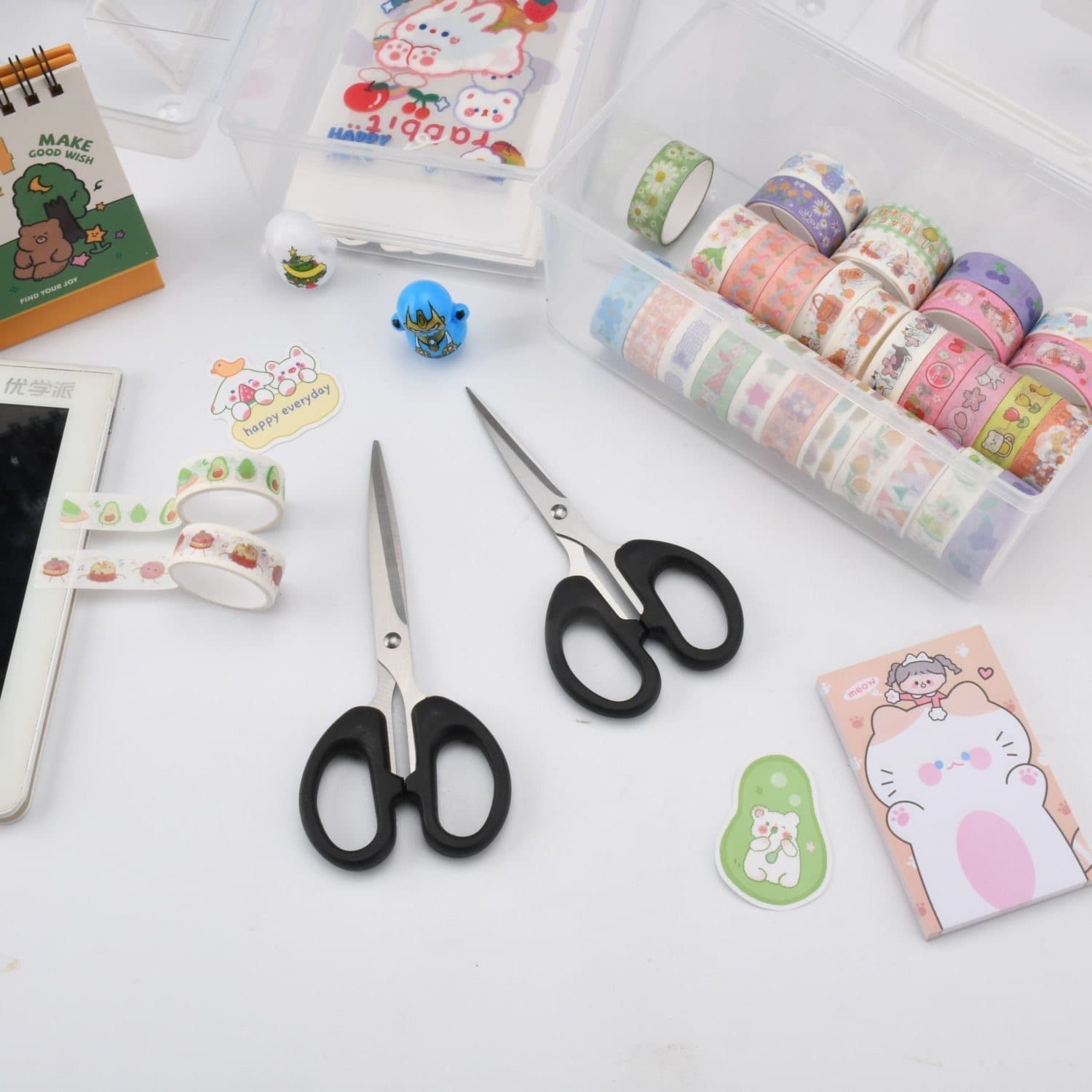 Stationery scissors, office household sewing paper scissors, stainless steel handmade knives, scissors, portable student scissors supplies