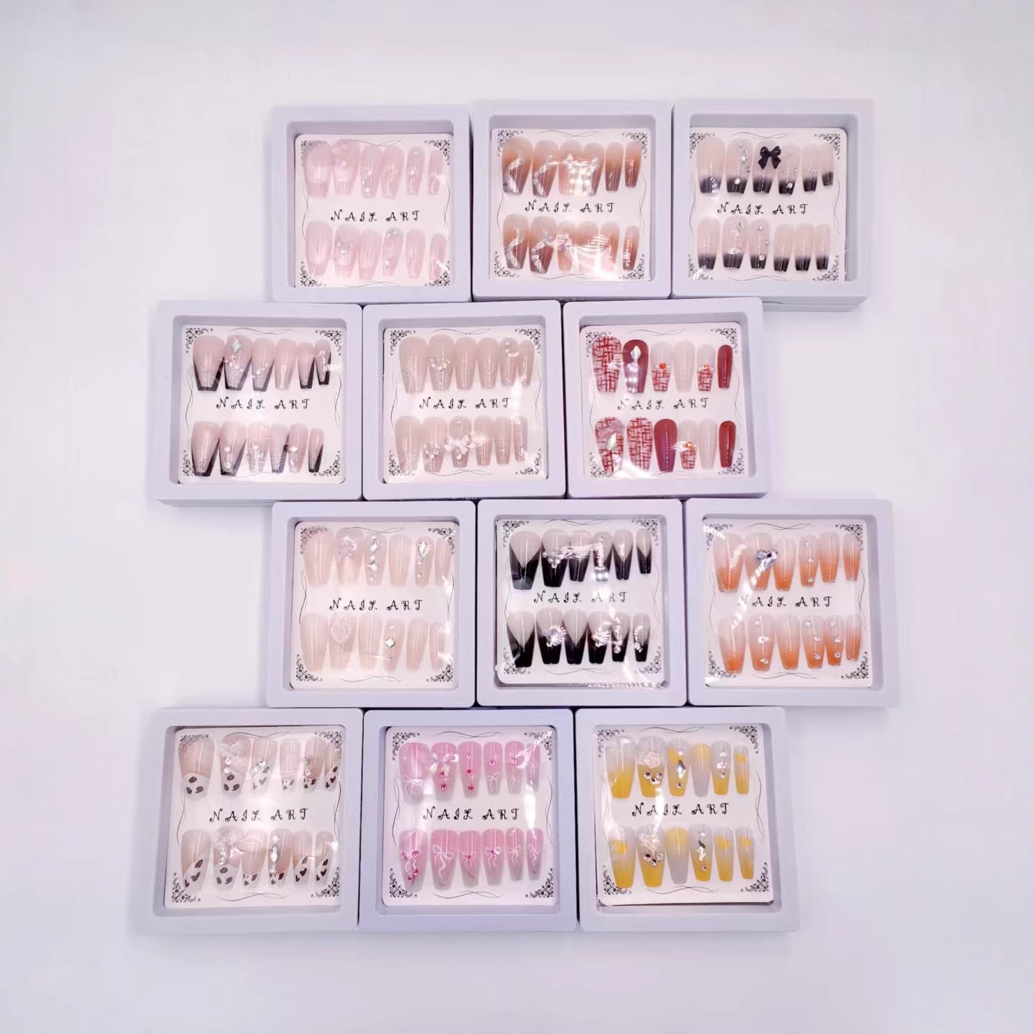 Adult Long Nails Export Adult Long Nails 2pcs (Selectable Styles) Wearable Nails, Nail Art, Stationery Store
