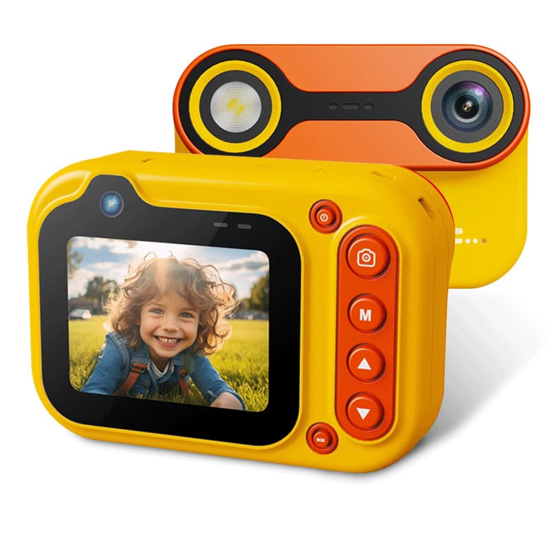 Cross-border Waterproof Camera Creative Handheld Underwater Camera Bare Waterproof Outdoor Swimming Camcorder with 2.4-inch Screen