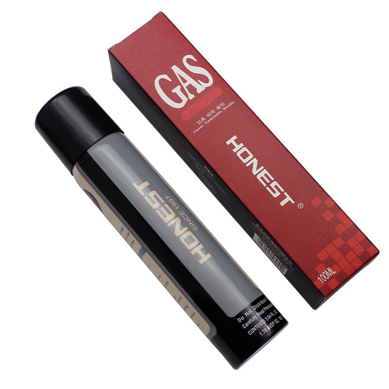Baicheng gas lighter Universal gas 100ML butane high purity gas plastic nozzle gas bottle cigarette set Wholesale
