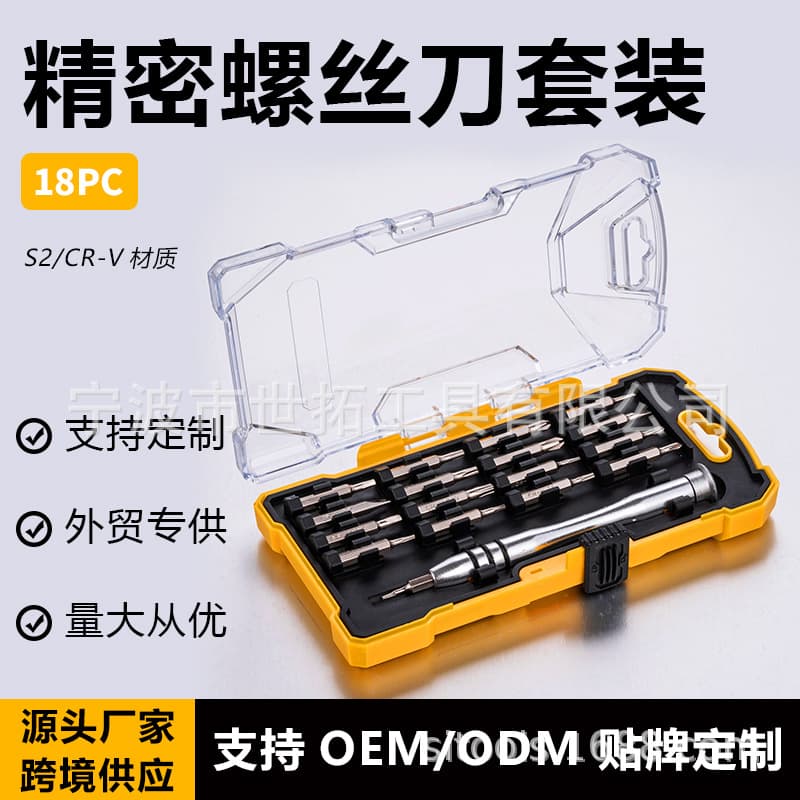 Multi-functional Precision Screwdriver Set with Phillips and Flathead Bits for Phone, Laptop, and Digital Device Disassembly and Repair
