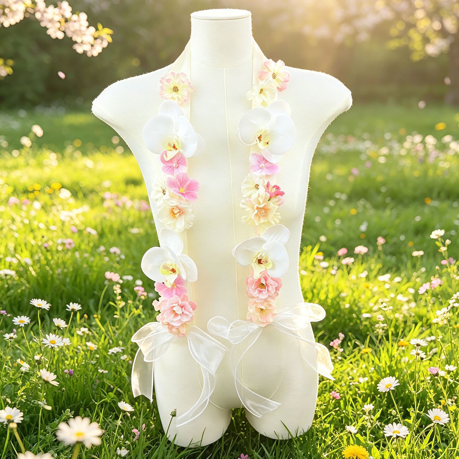 Handmade Artificial Butterfly Orchid Shoulder Decoration for Bride Wedding Travel Photography Styling Accessory Graduation Necktie