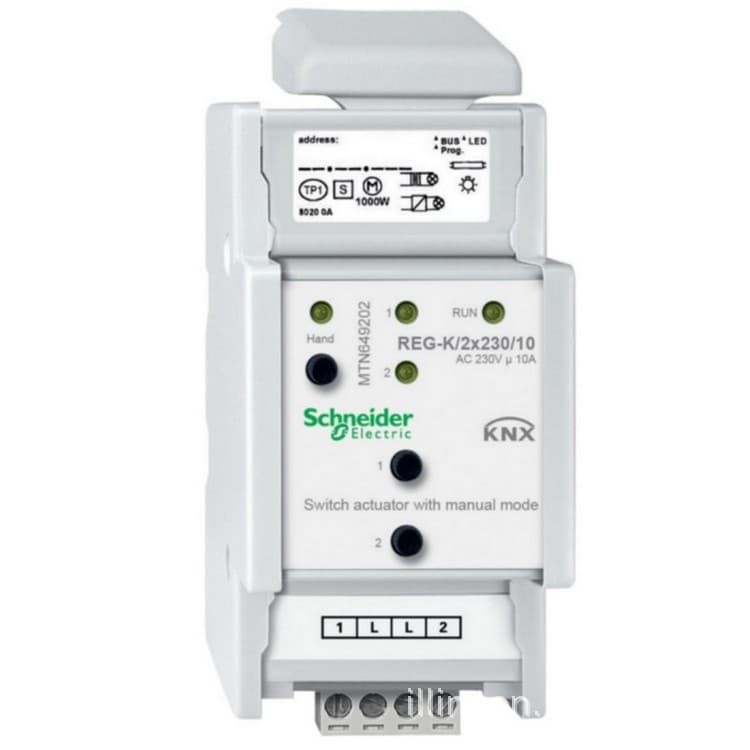 Switch Control Module KNX Intelligent Lighting Module MTN649202 Switch Driver 2-Channel Switch Actuator