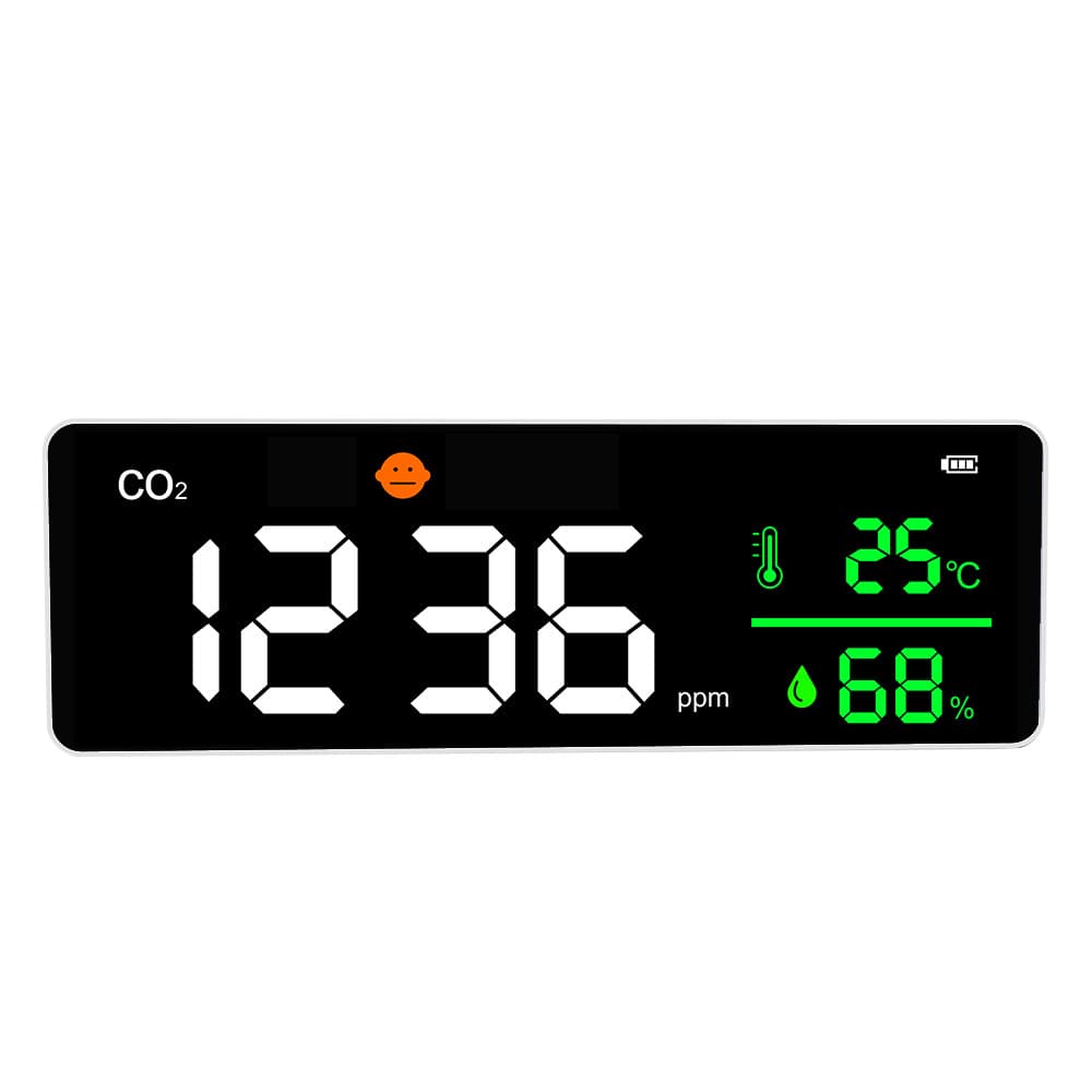 Three-in-One Home CO2 Detector Air Quality Gas Analyzer Wall-mounted Infrared Sensor Factory
