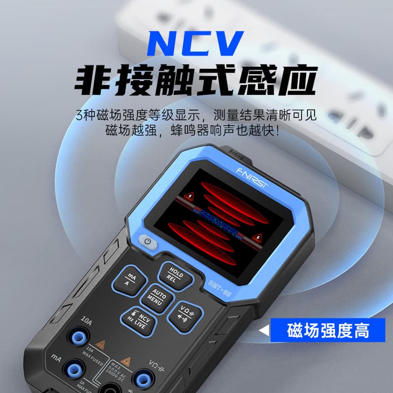 FNIRSI DMT-99 Digital Multimeter High Precision Smart Anti-Burn Multi-Function Fully Automatic Digital Display for Electricians