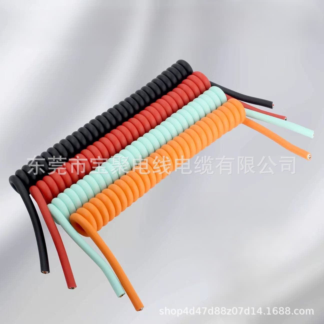 Green Yellow Orange Coiled Spring Data Cable Keyboard Mouse Wire Coiled Wire Cable