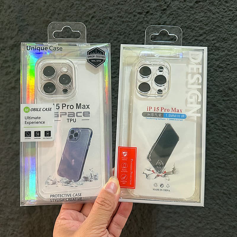 In Stock Phone Case for iPhone, Thickened Anti-Drop Apple Transparent Case for iPhone 17 Pro Max