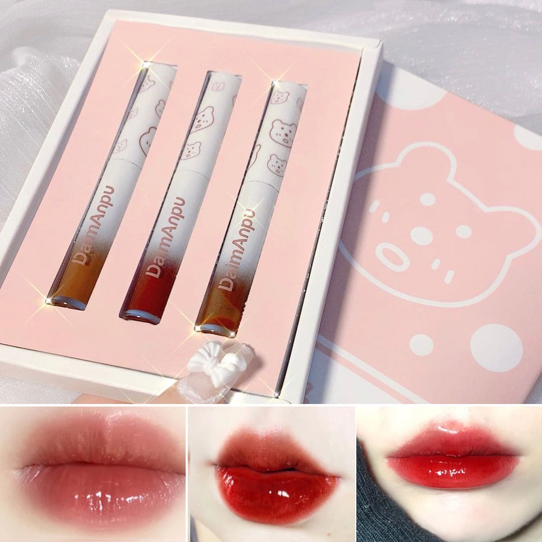 ZUK Slim Lip Gloss Lip Mud for Women, Matte Velvet Finish, Long-Lasting Non-Fading, Non-Stick Cup Lipstick, Affordable for Students