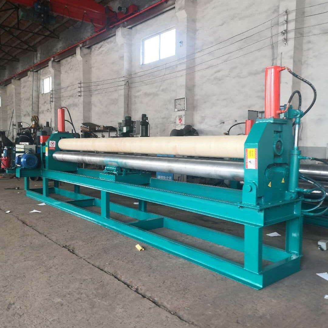 Special Aluminum Single Plate Bending Machine 4*4000, Curtain Wall Aluminum Plate Arc Rolling Machine, 4m Simple and Easy to Operate, Cross-border