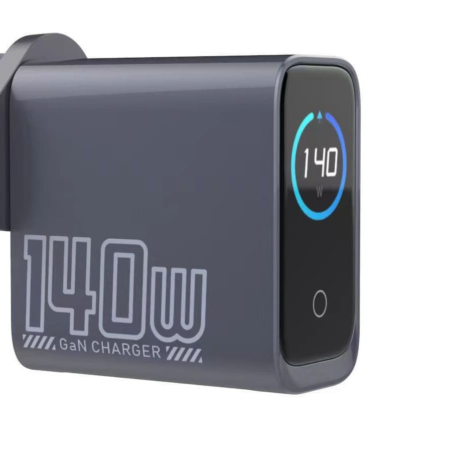 TFT Screen Digital Display Charger 100W Digital Display Charger 140W Digital Display Charger GaN Screen Display