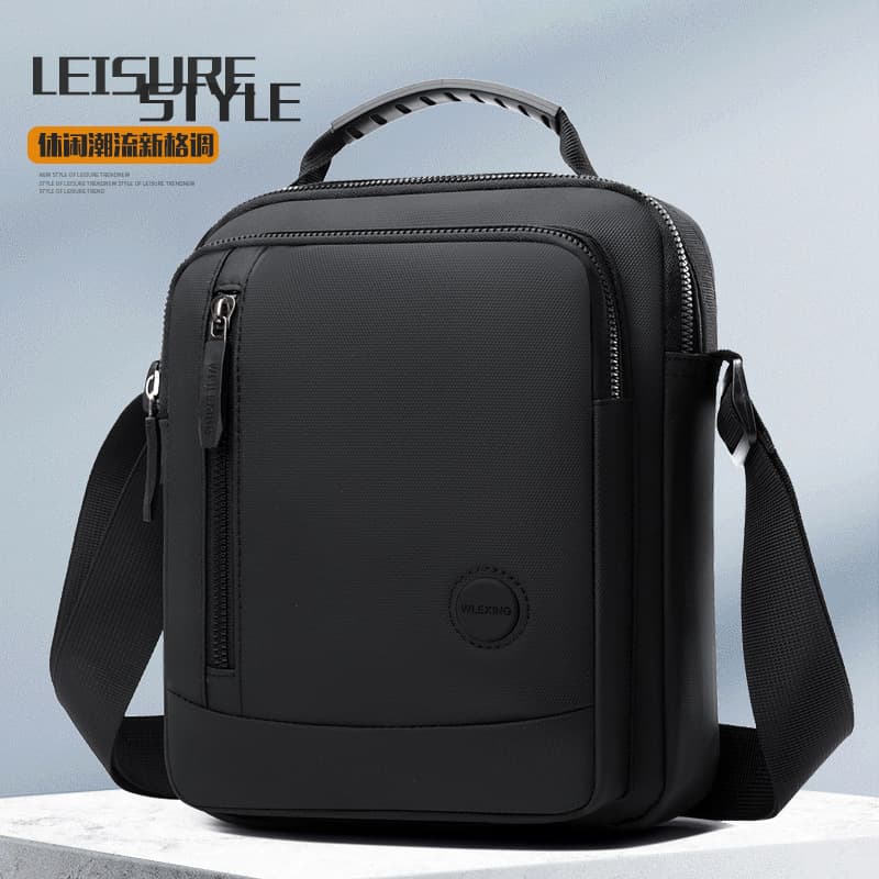 Weilexing New Men's Shoulder Bag Fashion Casual Handbag Crossbody Bag Large Capacity Outdoor Men's Bag Cross-border Bag